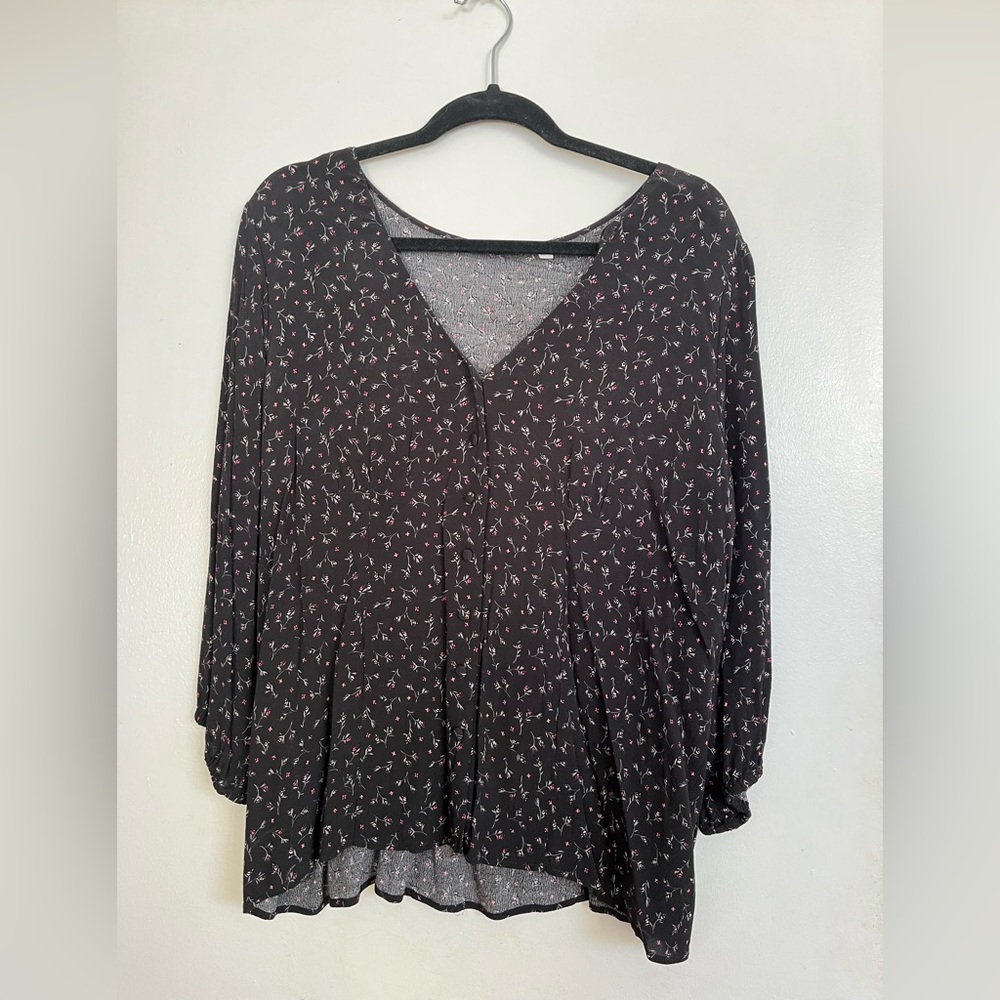 Reitmans Button Up Corset Back style Blouse, Size XXL